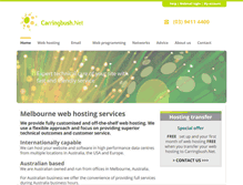 Tablet Screenshot of carringbush.net